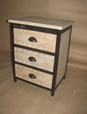 Iron+Wood Drawer Chest, MO-6204